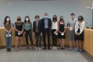 Els alumnes amb millor nota a les PAU, reconeguts per l'Ajuntament