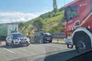 Un accident provoca dos ferits lleus i retencions a l'A-26 durant