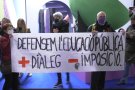 Els sindicats mantenen la vaga i titllen “d’engany” la mediació amb Educació