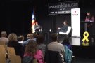Quim Torra demana el trencament de totes les relacions amb els socialistes en la presentació del seu darrer llibre a Olot