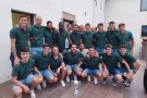 Rebuda oficial als campions del primer equip del CEF Bosc de Tosca a l'Ajuntament de Les Preses