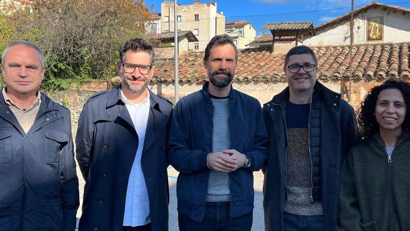 Roger Torrent dona suport al nou CAP de Sant Miquel i la variant d'Olot