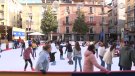 La pista de gel s'estrena a la plaça Major aquest divendres