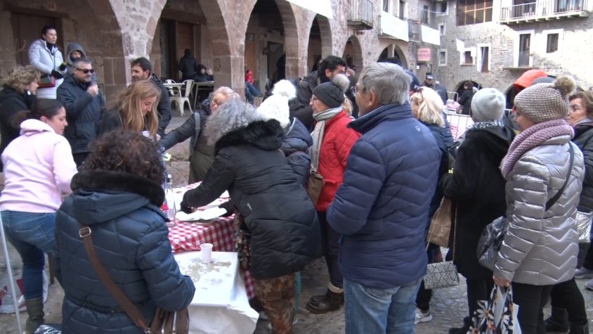 Santa Pau reconeix la tasca de la cooperativa La Fageda a la Fira del Fesol