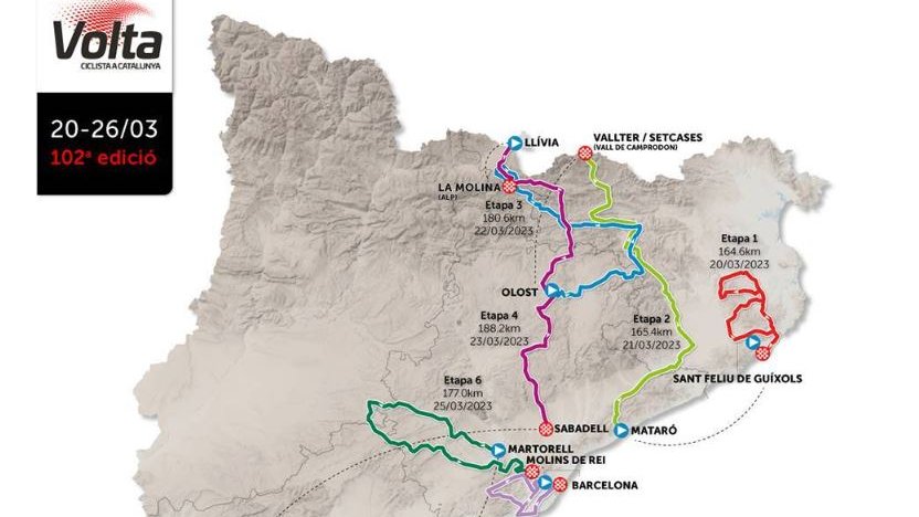 La Volta Ciclista a Catalunya passarà per la Garrotxa