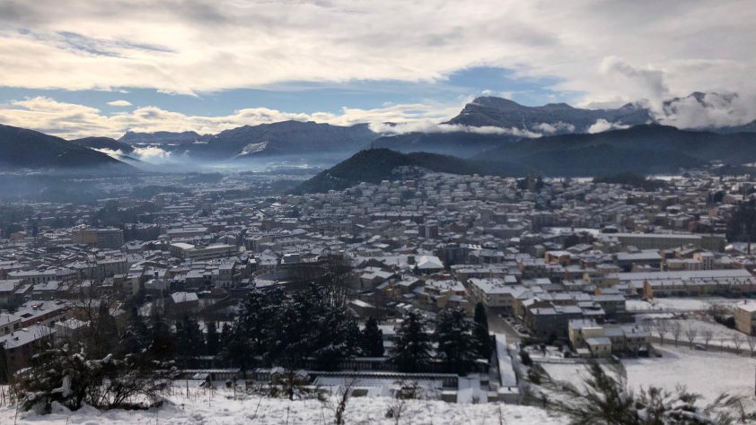 Activat el pla Neucat per la previsió de nevades a la Garrotxa 