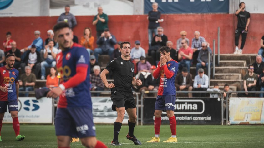 L'Olot no ha trobat la manera de fer mal al Lleida Esportiu (Pau González/UEO)