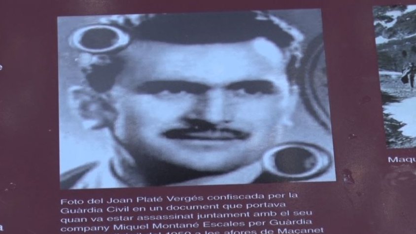 Aniol Escorihuela i Sant Jaume de Llierca homenatgen Joan Platé