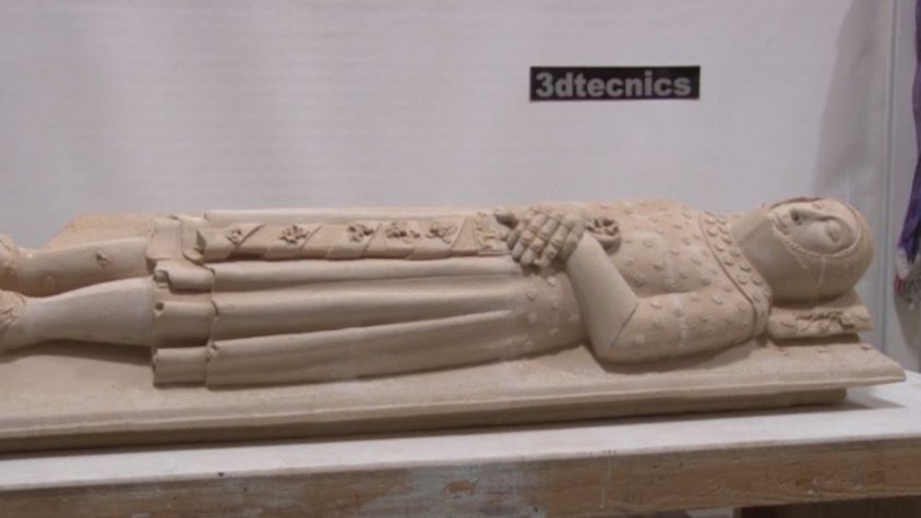 Una empresa garrotxina clona uns sepulcres dels comtes d'Urgell