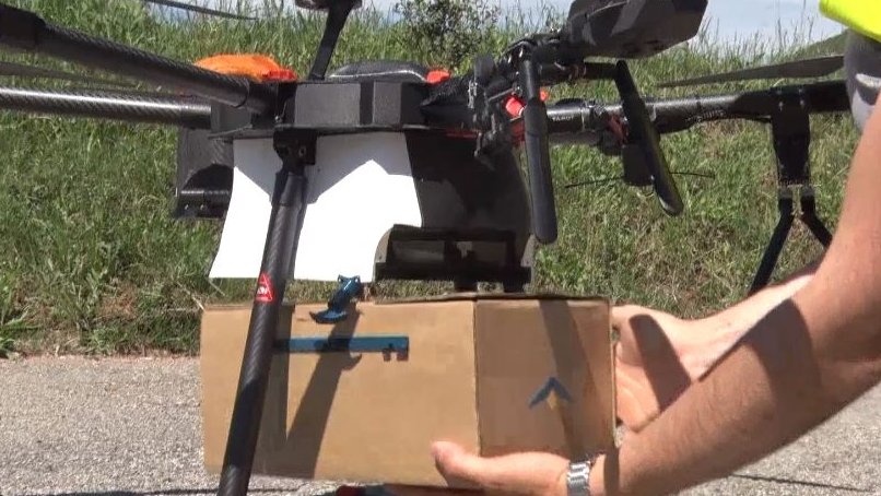 Prova pilot a l'Hospital d'Olot per transportar mostres biològiques amb dron