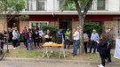 Més d'un centenar de persones tallen l'avinguda Sant Jordi en homenatge a Toni Fité