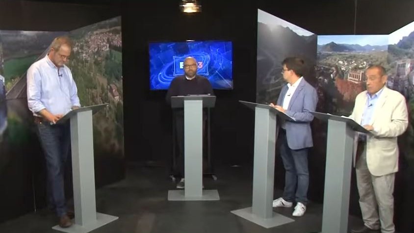 L’últim debat electoral emès a Ràdio Olot i Olot Televisió va tenir com a convidats els alcaldables de les Planes d’Hostoles