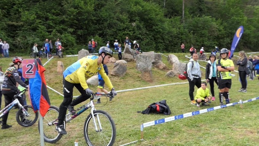 El pilot Martí Vayreda, subcampió de Catalunya de bici trial