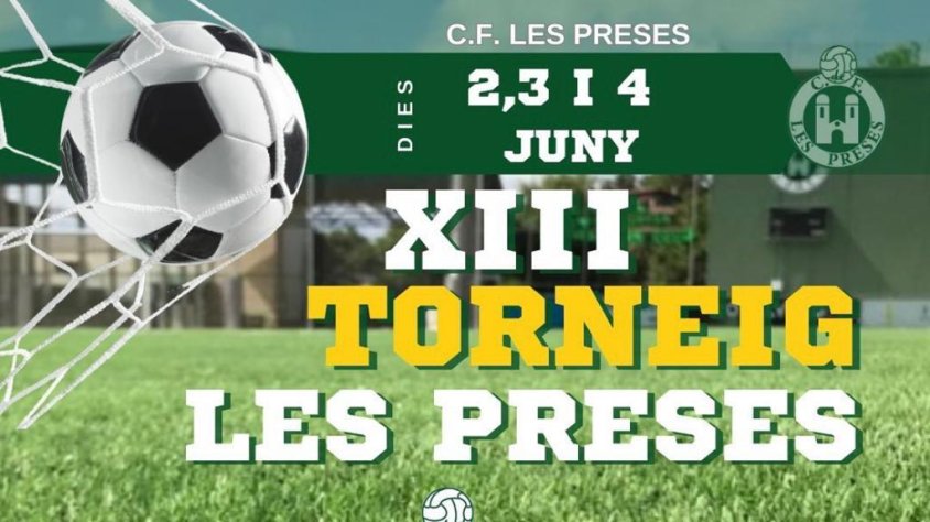 El Torneig de Futbol Base de les Preses reunirà una quinzena de clubs aquest cap de setmana