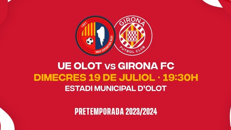 El Girona jugarà un amistós contra la UE Olot durant la seva estada a la Vall d'en Bas