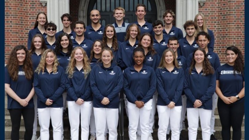 La Berta Vidal ha estat competint a l'equip de natació del Catawba College a Carolina del Nord