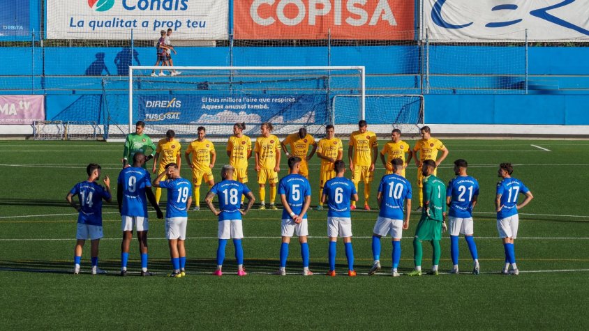El partit de Copa Catalunya entre la Grama i la UE Olot, ajornat (3-2)