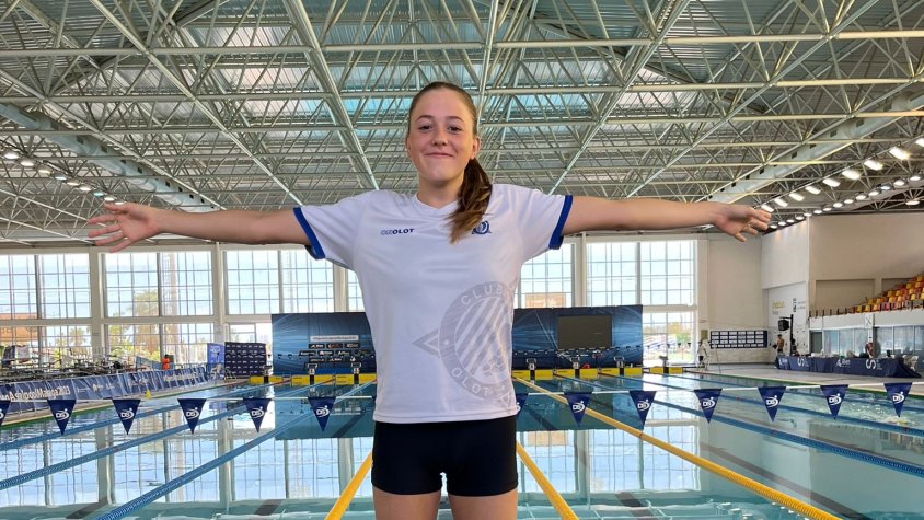 La nedadora Júlia Coll, subcampiona d’Espanya