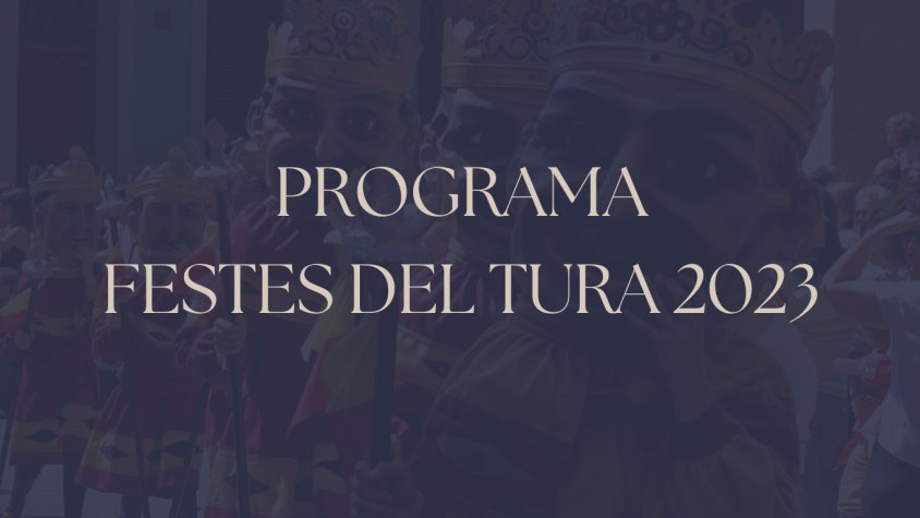 El programa dia a dia de les Festes del Tura d'Olot 2023