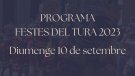 FESTES DEL TURA. Diumenge 10 de setembre