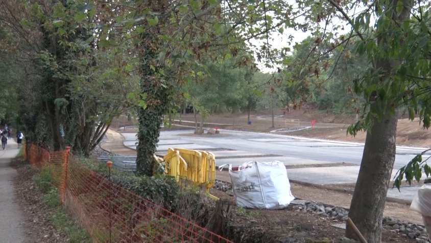 L'aparcament Can Serra entra a la fase final de les obres