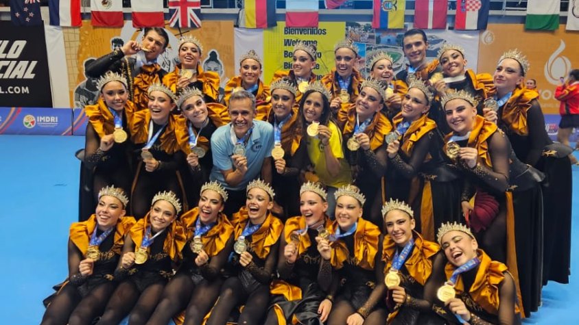 El CPA Olot, campiones del món