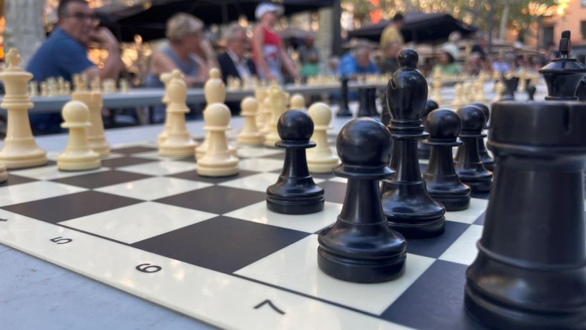 Una cinquantena d’infants acudeixen al Club Escacs Olot cada any animats per les sessions que el club fa a les escoles