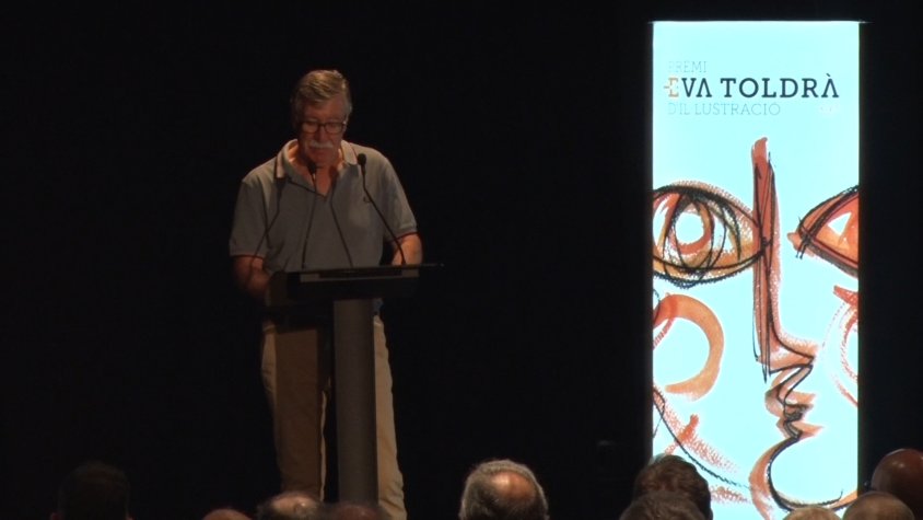 "Entrar en foc" de Marpa Parreu ha guanyat el primer premi del Premi Eva Toldrà d'Il·lustració