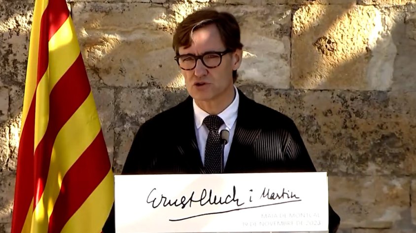 Salvador Illa diu que "les nacions han d'evolucionar com ho fan les persones"