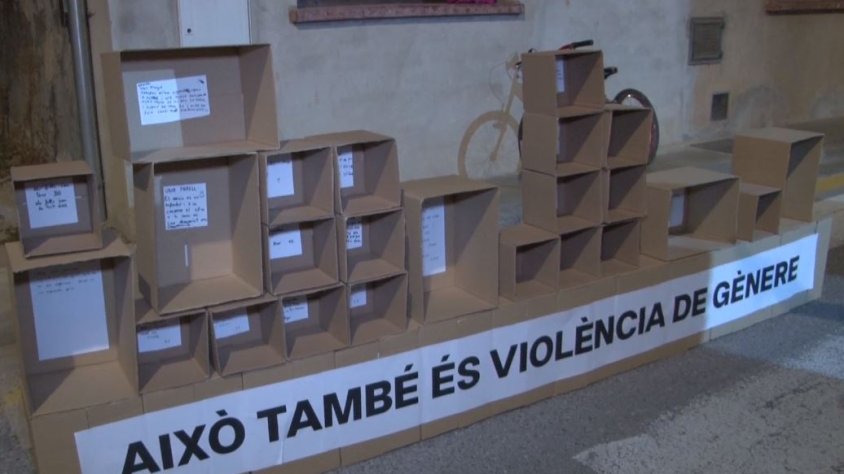 Un mural intergeneracional per combatre la violència de gènere a Sant Jaume de Llierca