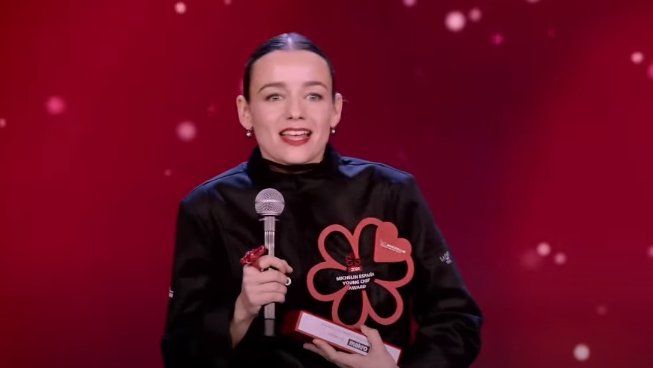 Martina Puigvert del restaurant Les Cols d'Olot, millor cuinera jove segons la Guia Michelin