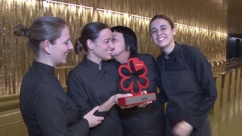 Martina Puigvert: "Estic molt emocionada, aquest premi és un reconeixement a les noves generacions del Restaurant Les Cols"
