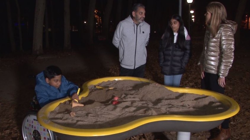 Un sorral inclusiu al Parc de les Mores, l'acció feta realitat de la recaptació obtinguda de la 1a Cursa de Sant Lluc inclusiva