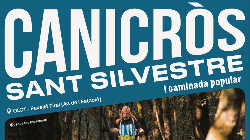 El Canicròs de Sant Silvestre d’Olot reunirà aquest diumenge 110 persones acompanyades del seu gos