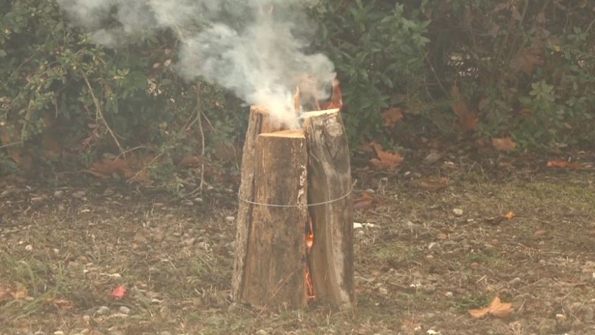 Les dues maneres de preparar les falles a Argelaguer