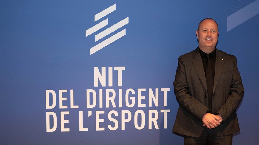 Jordi Bonet, durant la Nit del Dirigent celebrada el passat mes de febrer