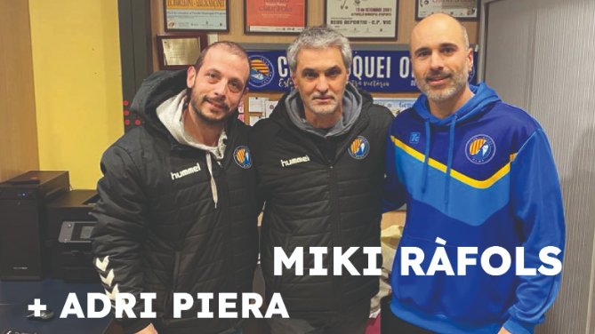 D'esquerra a dreta: Adrià Piera, Jordi Gironès i Miki Ràfols | Foto: Hoquei Olot