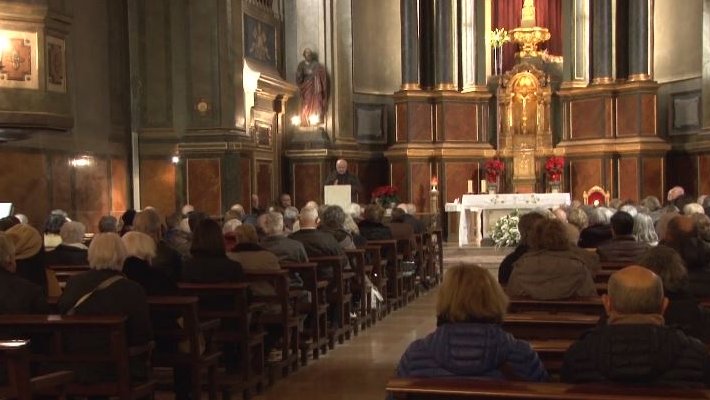Homenatge a mossèn Lluís Solà al Santuari del Tura