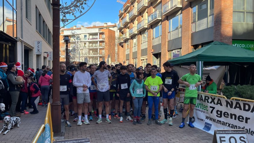 Blai Roca i Carmen María Rodríguez, història viva de la Marxa Nadalenca d’Olot