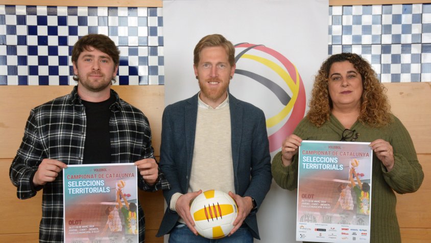 El Campionat de Catalunya de Seleccions Territorials de voleibol aterra a Olot gairebé una dècada després