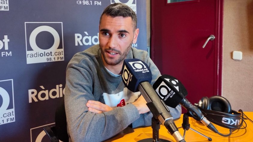 Pedro del Campo a l'Estudi 1 de Ràdio Olot | Foto: David Planella