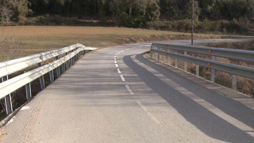 El Departament de Territori segueix apostant per les millores de manteniment a la GI-531 entre les Planes i Sant Aniol de Finestres