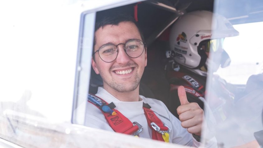 El copilot Joan Cairó, al Dakar Clàssic