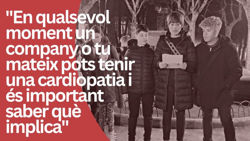 "En qualsevol moment un company o tu mateix pots tenir una cardiopatia i és important saber què implica"