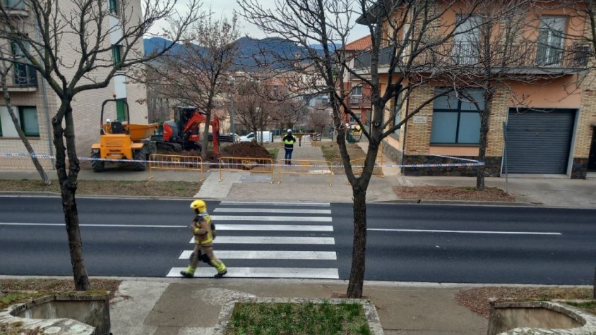 Fuita de gas l’Avinguda Sant Jordi
