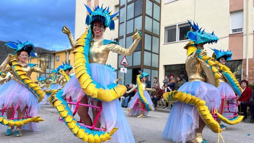 Imatge del Carnaval de Sant Joan les Fonts d'aquest dissabte (Foto: Ajuntament de Sant Joan les Fonts)