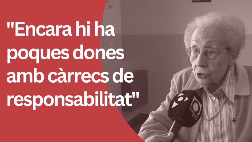 "Encara hi ha poques dones que ocupin càrrecs de responsabilitat"