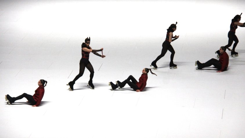 El Club Patinatge Artístic Olot reconeix que encara queda molt camí per recórrer en el grup de xou petit