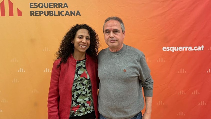 Laila El Gamouchi i Bartomeu Compte, a les llistes d'ERC per Girona a les Eleccions del Parlament de Catalunya