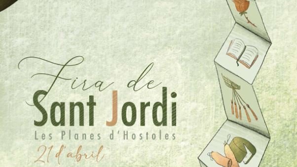 Les Planes d’Hostoles celebra aquest diumenge la primera fira de Sant Jordi de la seva història